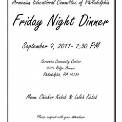 2nd Flyer for Dinner