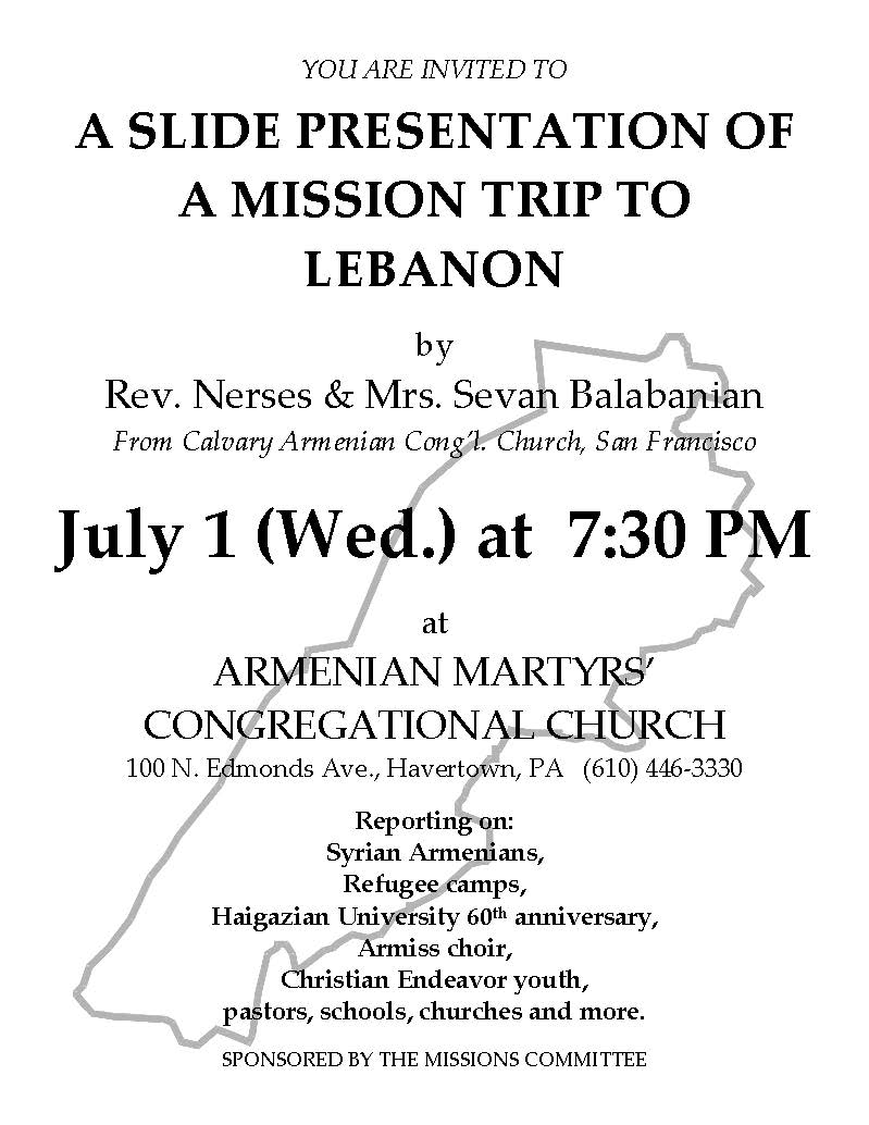 July 1 Lebanon slide show